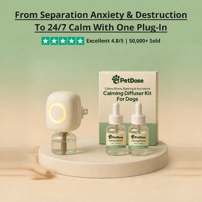 Calming Diffuser Kit — Separation Anxiety, Barking & Accident Relief for Dogs