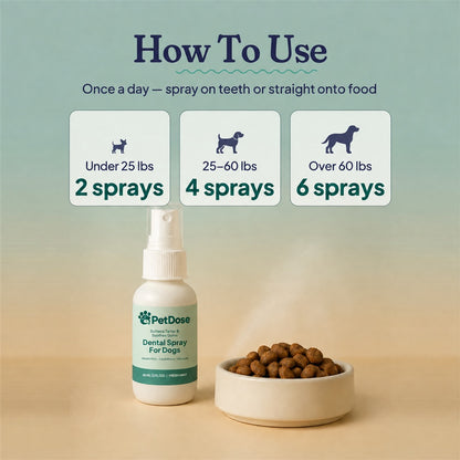 Dental Spray — Tartar Removal, Healthy Gums & Fresh Breath for Dogs